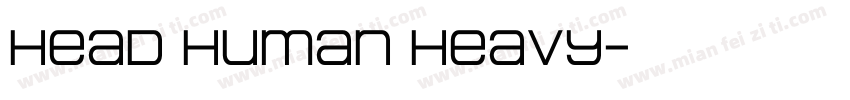 Head Human Heavy字体转换